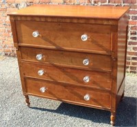 Antique Cherry Chest of Drawers 45.5" tall,