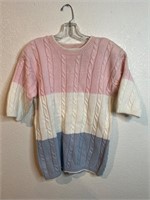 Vintage Chaus Cable Knit Sweater Shirt