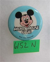 Vintage Mickey Mouse Club button