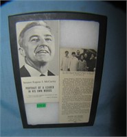 Senator Eugene J. McCarthy campaign booklet