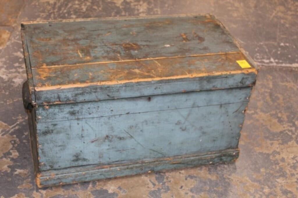 Antique Painted Tool Chest