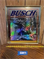 Busch Beer Mirrored Sign