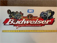 Tin Budweiser Sign