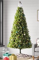 7.5' LED Pre-Lit Alberta Spruce Christmas Tree