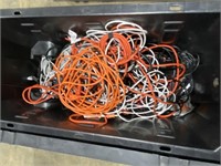 Large Husky Storage Container w/ Extension Cords