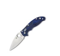 Spyderco Satin Blue Frcp Plain Manix 2 Knife