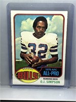 OJ Simpson 1976 Topps