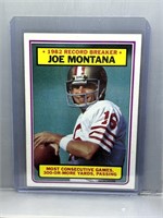 Joe Montana 1983 Topps