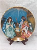 Silent Night Collector Plate with certificate of