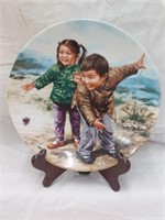 Asian Collector Plate with box and certificate of