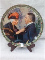 Loves reward by Norman Rockwell collector's plate