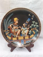Tutankhamun and his princess collector's plate