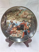Russian collectors plate with certificate of