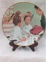 A new look by Norman Rockwell collector's plate