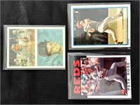 Pete Rose lot of 3 mid-1980's