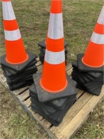 One stack of 10 safety cones