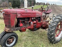 Farmall M tractor, this tractor runs well and