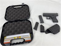 Glock 42 .380 w/ 2 Clips & Molded Hard Case