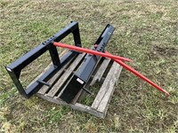 1 Bale spear quick attach for tractor or