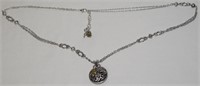 Brighton Jewelry Duotone Pendant Necklace