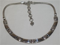 Brighton Jewelry Silvertone Link Necklace