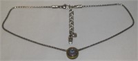 Brighton Jewelry Duotone Slide Pendant Necklace