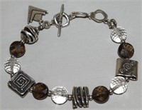 Silpada Designs Sterling Toggle Clasp Bracelet w/