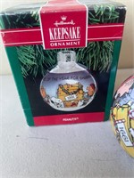 Keepsake Christmas ornament, 1991 Peanuts, Ball