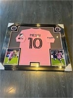 Lionel Messi Inter Miami Signed Jersey Framed +COA