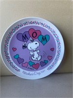 Willitts 1990 Peanuts Snoopy Mother's Day Plate