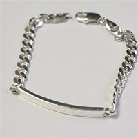 $250 Silver 8.5" 19G Bracelet