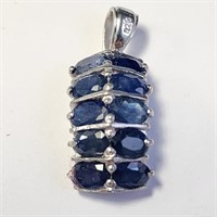 $240 Silver Sapphire Pendant