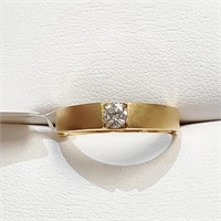 $3660 18K  Diamond (.25Ct, Si1, F) Ring