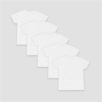 Hanes Boys' 6pk Crew Neck T-Shirt - White