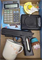 Lot of BB gun, calculator, mug and more