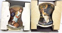 (12) Norman Rockwell by Knowles china
