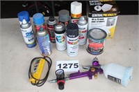 LOT OF PAINT RELATED ITEMS