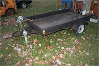 TITLED UTILITY TRAILER (54IN WIDE X 8FT-INSIDE)