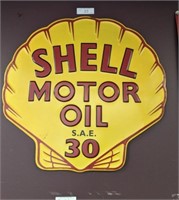 SHELL MOTOR OIL METAL SIGN