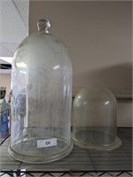 VINTAGE GLASS DOME COVERS