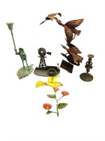 Metal Art,Bird Sculpture,Frog Candle Holder,Etc