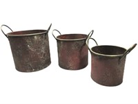 Antique Metal Buckets