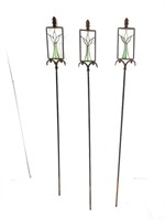 Stained Glass Garden Stakes 45.5"L