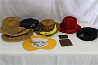 9 Vintage Men's Hats, North Star Leather Co.++++