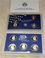 S - STATE QUARTERS & 1999 MINT PROOF COIN SET