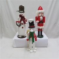 Nutcrackers - Wood - Christmas Themed - Santa