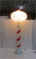North Pole Blow Mold Double Sided Light - H 40"