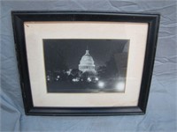 Framed Black & White Photo Of Capital