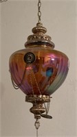 Hanging glass lamp