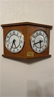 2 faced wall clock